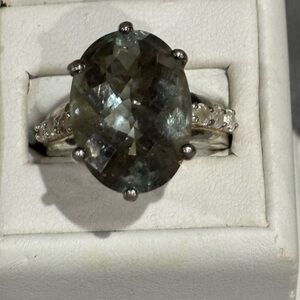 Chuck Clemency STS Prasiolite ring